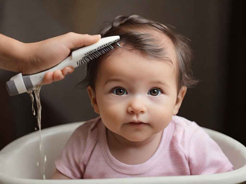 Wash a Newborn's Hair Safely & Gently