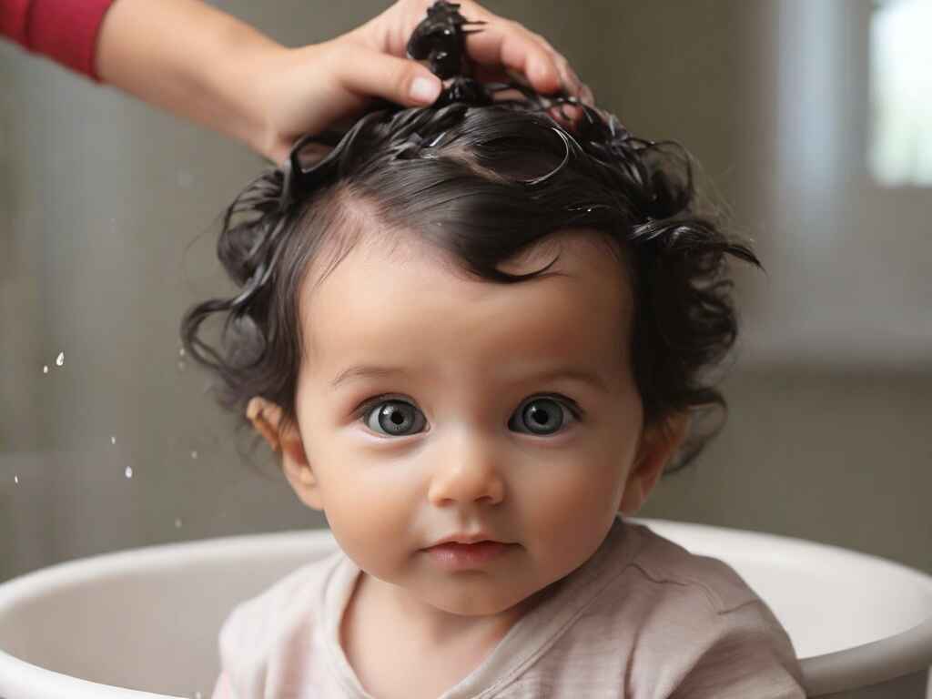 Wash a Newborn's Hair Safely & Gently